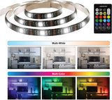 MONSTER Multi Color / Multi White 6.5ft. LED Light Strip with remote