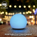 MONSTER Rechargeable Multi-Color LED Mini Orb with remote