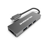 MONSTER ESSENTIALS 4 in 1 USB-C Hub